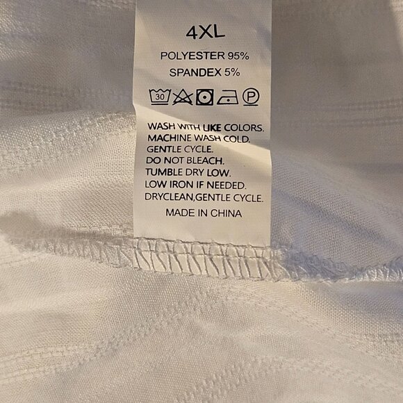 Regal White Boho Lace Button Up Blouse Woman’s 4XL Victorian Prairie Romantic To - Picture 8 of 12